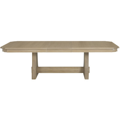 Maris Mahogany Rectangle Trestle Extension Dining Table - 78 In. W X 30 In. H