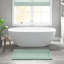 Tapis pour salle de bain réversible 17 x 24 po 100% coton 3000 g / m² - Surface douce et confortable au look dense-1244073038