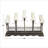 17.90'' H Iron Tabletop Candelabra