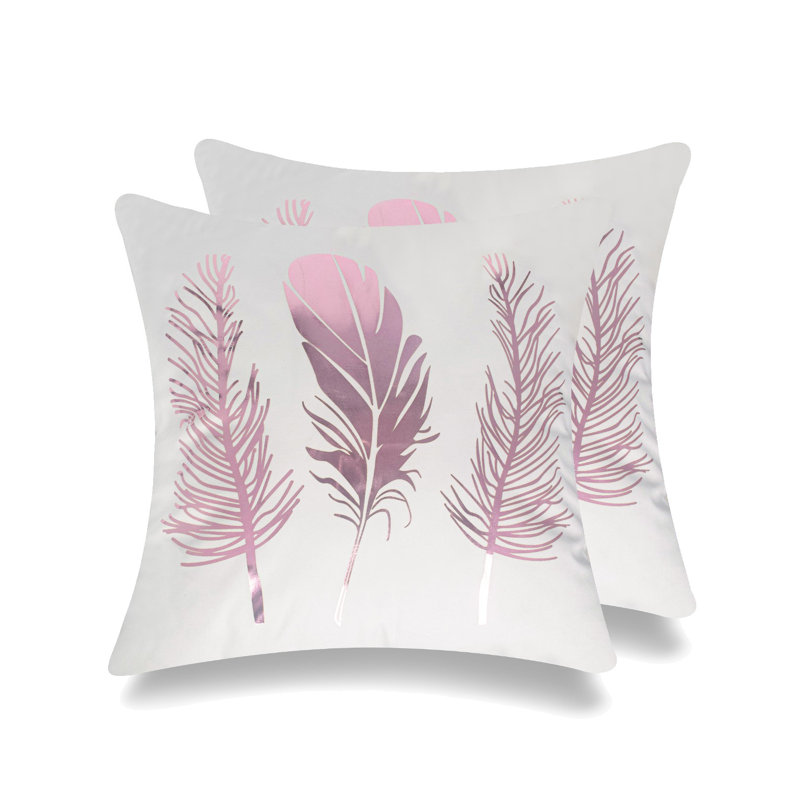 Gold & Silver Throw Pillow, Polyester/Polyfill