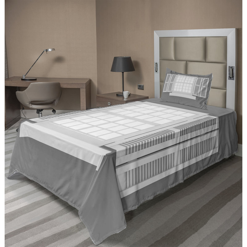Microfiber Sheet Set, Twin XL Sheet Set with Fitted Sheet and Pillowcase