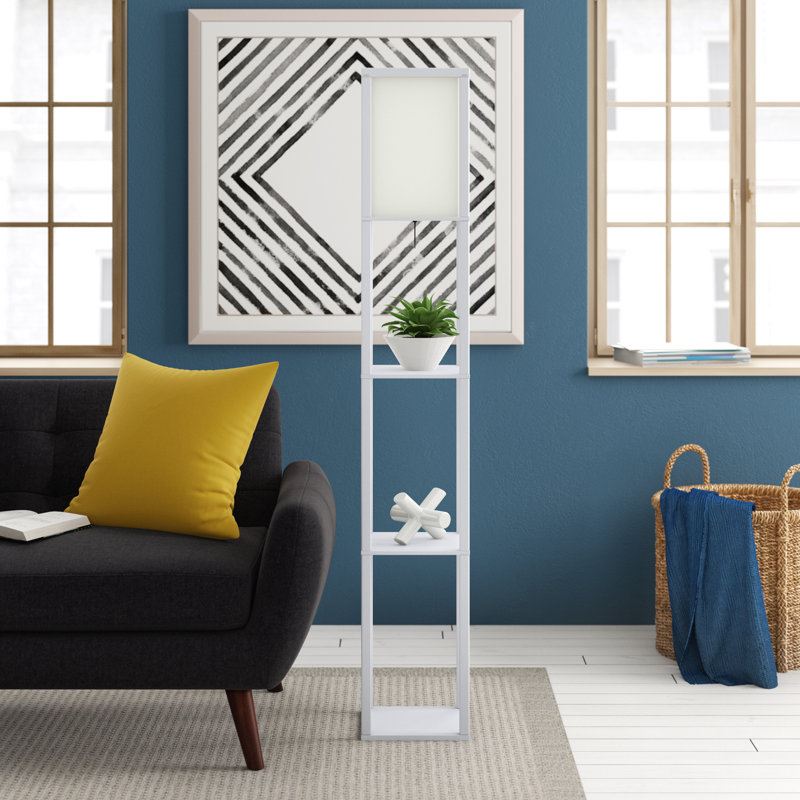 Zipcode Design Ariana 63.3" Tan Column Floor Lamp