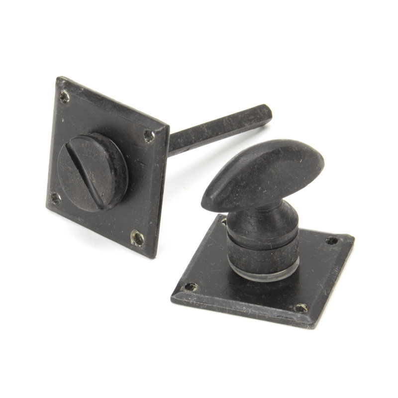 Diamond Bathroom Thumbturn Door Accessory, External Beeswax