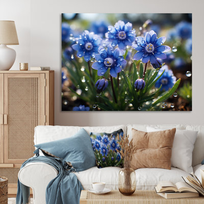 Blue Bonnets Field Photo VI - impressions sur toile florales