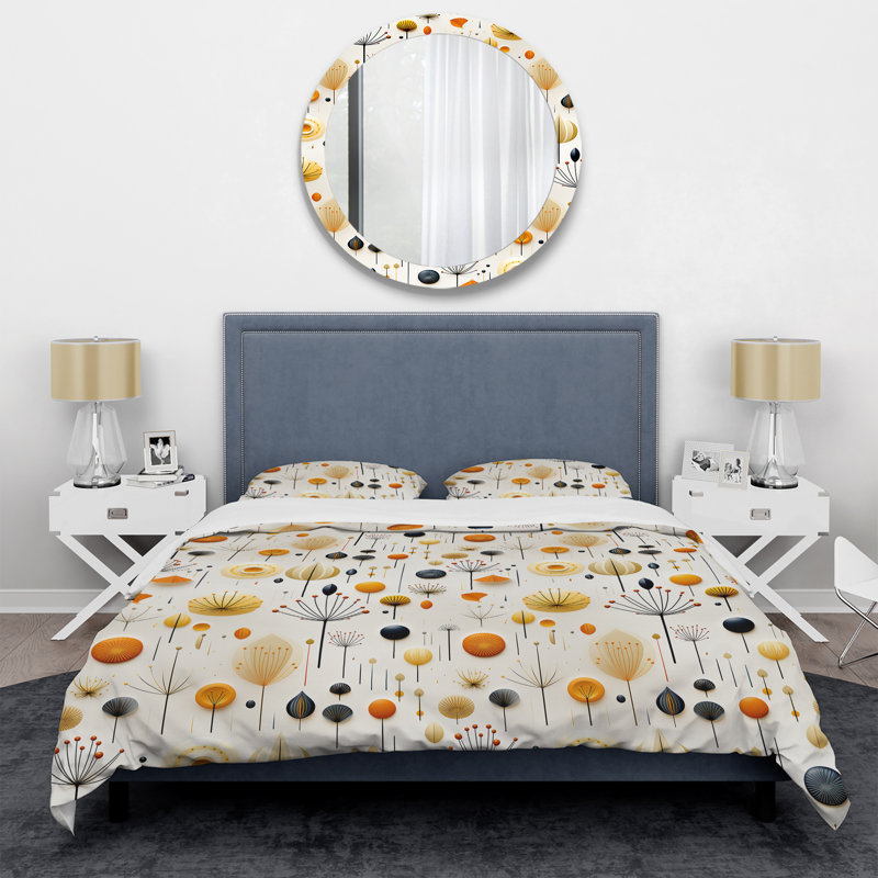 Ensemble de housse de couette danois Modern Sophistication I, Housse de couette pour grand lit et 2 taies décor