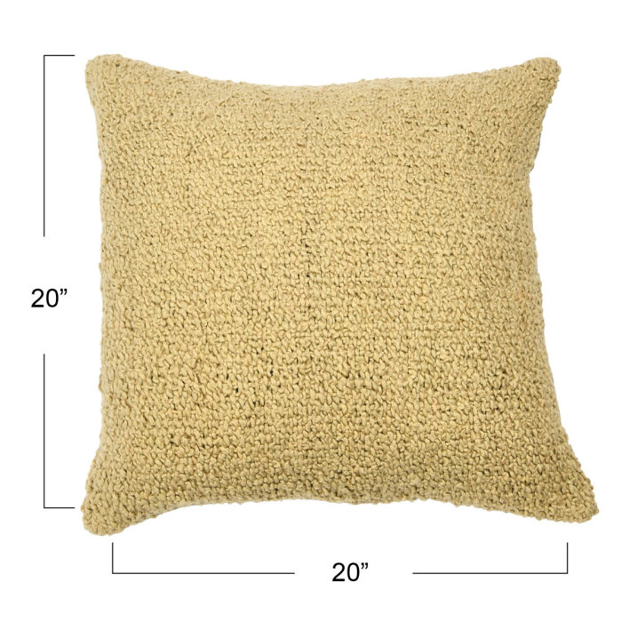 Organic Cotton Throw Square Pillow | Joss & Main