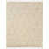 Casablanca Flatweave Wool Moroccan Area Rug in Ivory/Grey