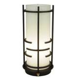 Revival Deco Metal Torchiere Lamp