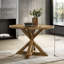 Indvale Cross-Buck Wood 5-Piece Dining Set In Black-900406600
