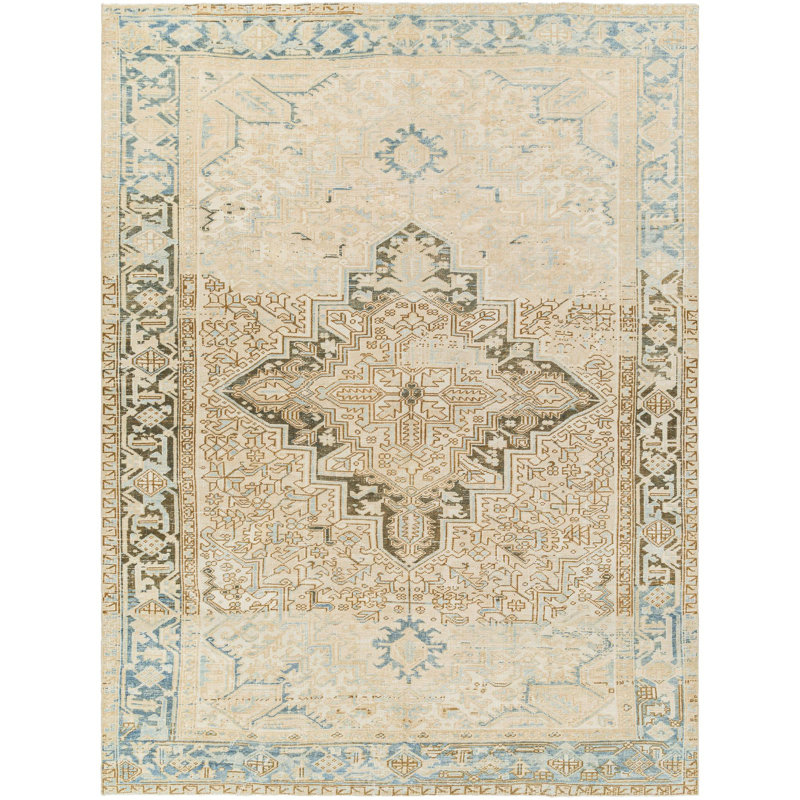 Antique One Of A Kind One-of-a-Kind 7'4" X 9'11" Hand Knotted Area Rug