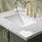 18 In. Rectangular Undermount Bathroom Sink Ceramic Vessel Vanity Lavatory Sink Basin In White With Overflow