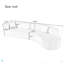 Grand canapé modulaire 2 pièces avec 3 coussins U_Style, pour le salon, la chambre à coucher-1320239399