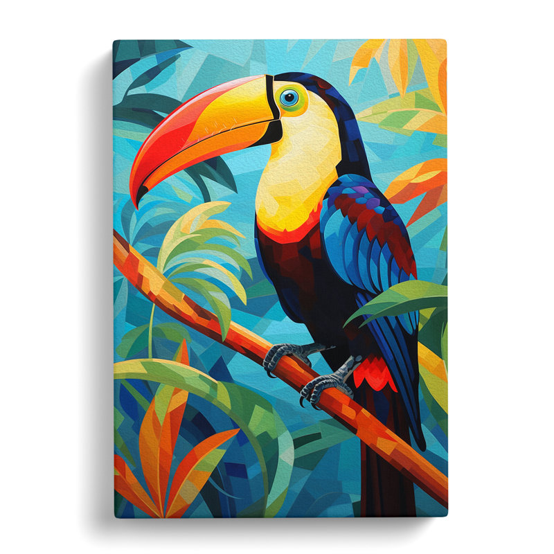 Toucan - No Frame Print, 50cm H x 35cm W x 3cm D