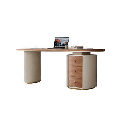 70.87"Modern minimalist rectangular office desk