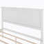 Lit plateforme Mid-Century en bois avec tête de lit et lattes en bois-238636881-238636878
