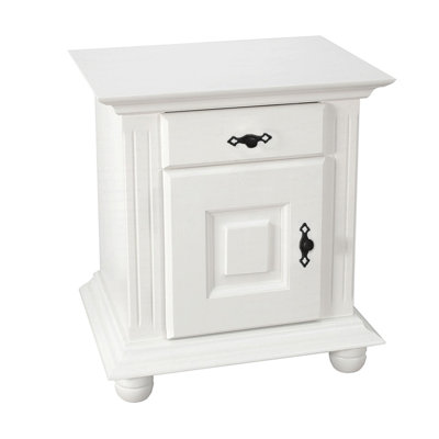 Gianni 50cm W Solid Wood Bedside Table