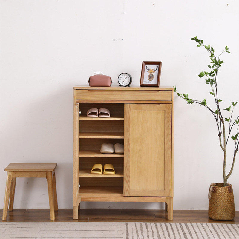 Double-Door Multi-Tier Shoe Storage Cabinet