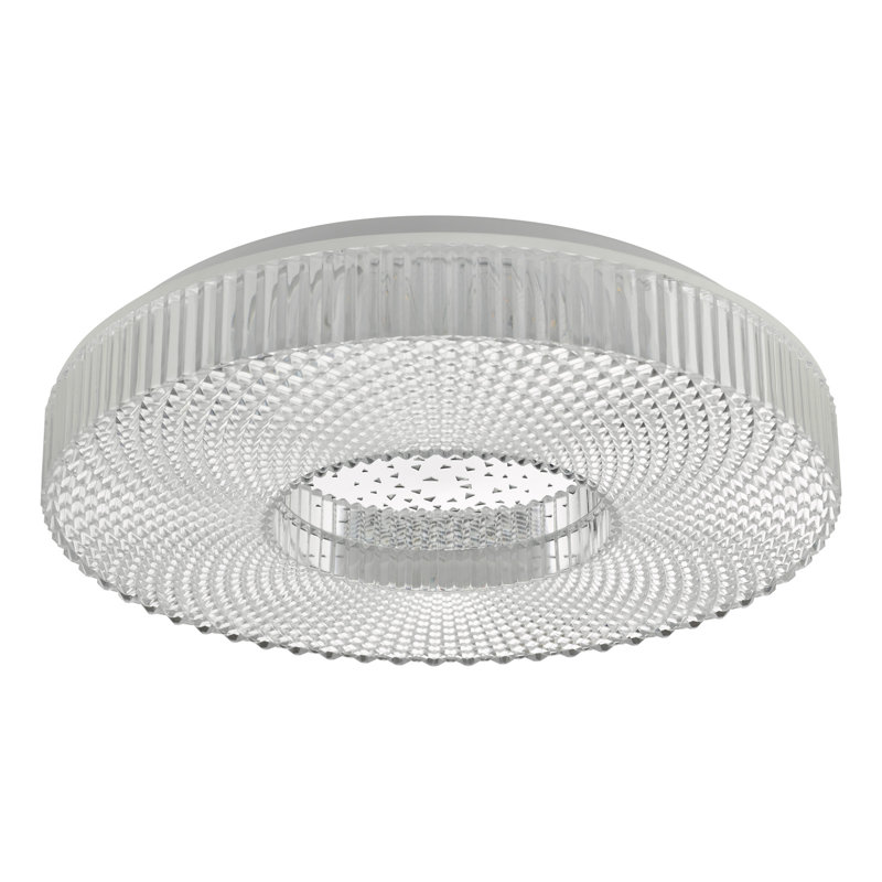 Cheylee Plastic LED Flush Mount, 8cm H x 8cm W x 40cm D
