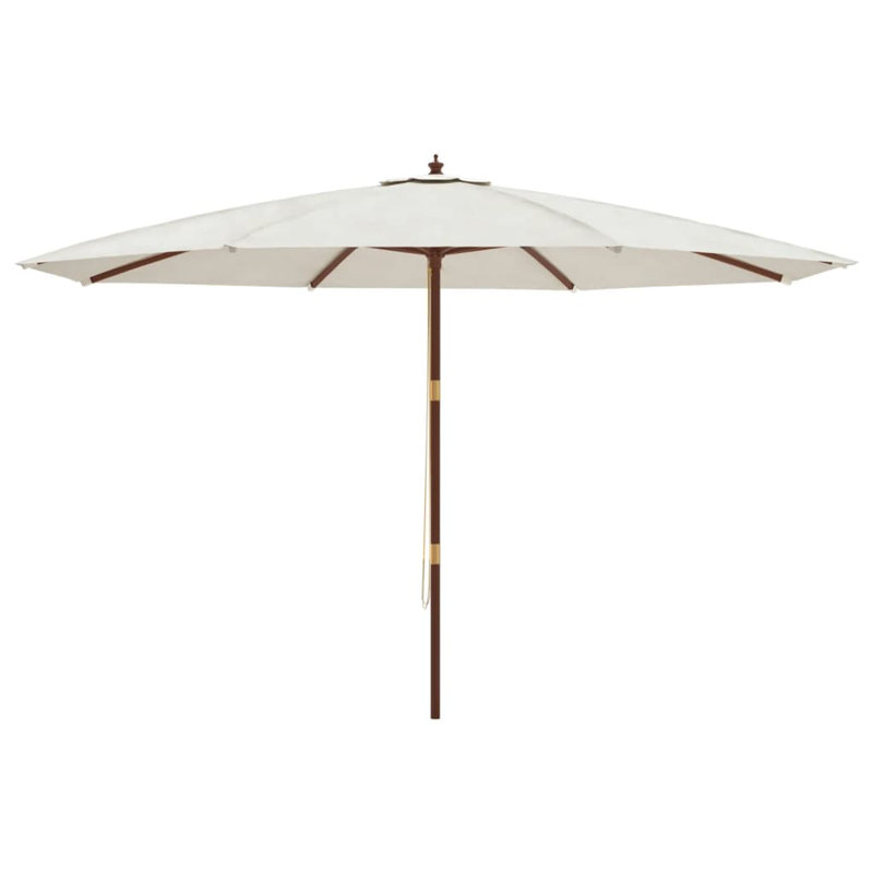 Aslyn Market Parasol, 273cm H x 400cm W x 400cm D, Sand