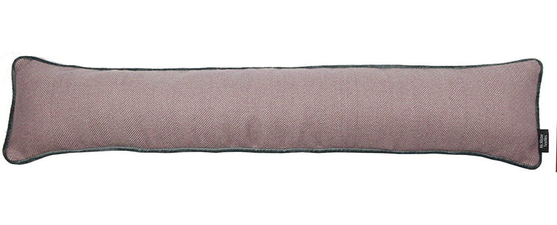 Kian Fabric Draught Excluder, Pink/Grey