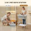 98.5cm H x 66cm W x 44cm D Plastic Grooming Tub