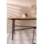 Arlisha Acacia Metal Base Dining Table
