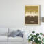« los angeles california brown horizon brown », impression sur toile tendue-129172075
