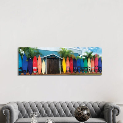 " Surfboard Pano " by Dennis Frates