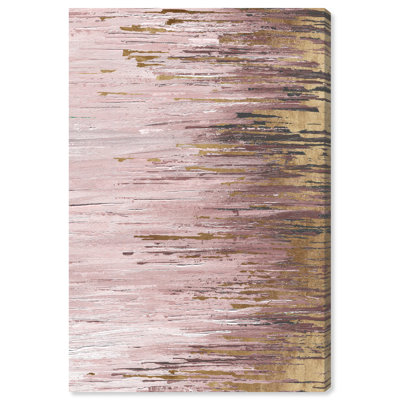 «Blush Rains Duet I», peinture sur toile
