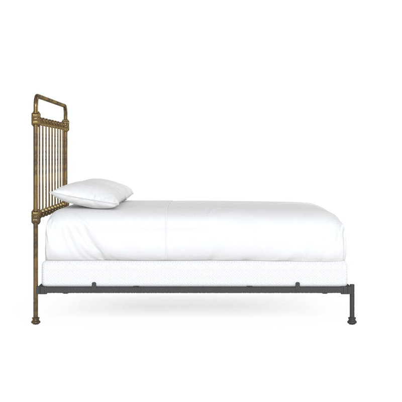 Lit en fer Picket Fence, California King, Vintage Champagne