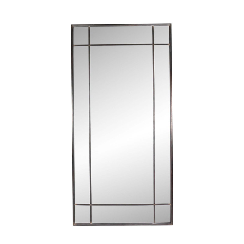 Brynnli Metal Flat Floor Mirror
