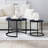 Set 2 Coffee Table Nesting Circular Round And Marble Pattern Wooden Tables, Living Room Bedroom Apartment Simple Nightstand-2094064053-2094064056-2094064060