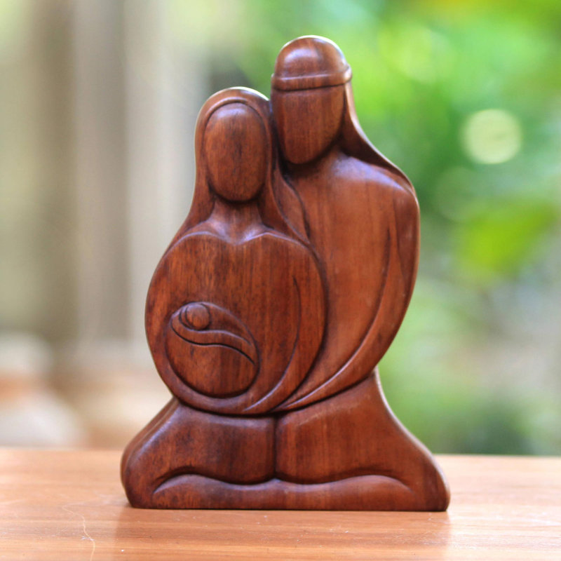 Figurine en bois Galleti Family Intimacy