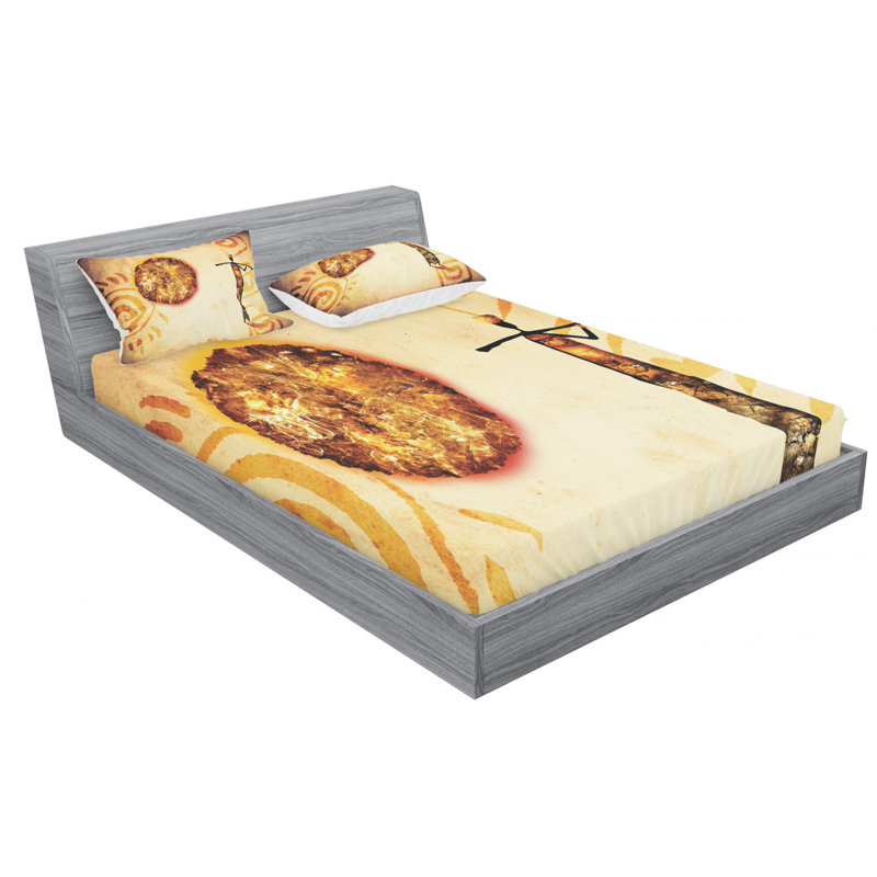 Microfiber Sheet Set, Queen Sheet Set with Fitted Sheet