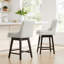 Tabouret de comptoir pivotant 26 po Aleksy-61920067