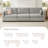 Sayette 3-Piece 112" Upholstered Modular Sofa-106367978