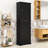 Luxurious Wood Bathroom Storage Cabinet with Adjustable Shelves-706862619-730963306