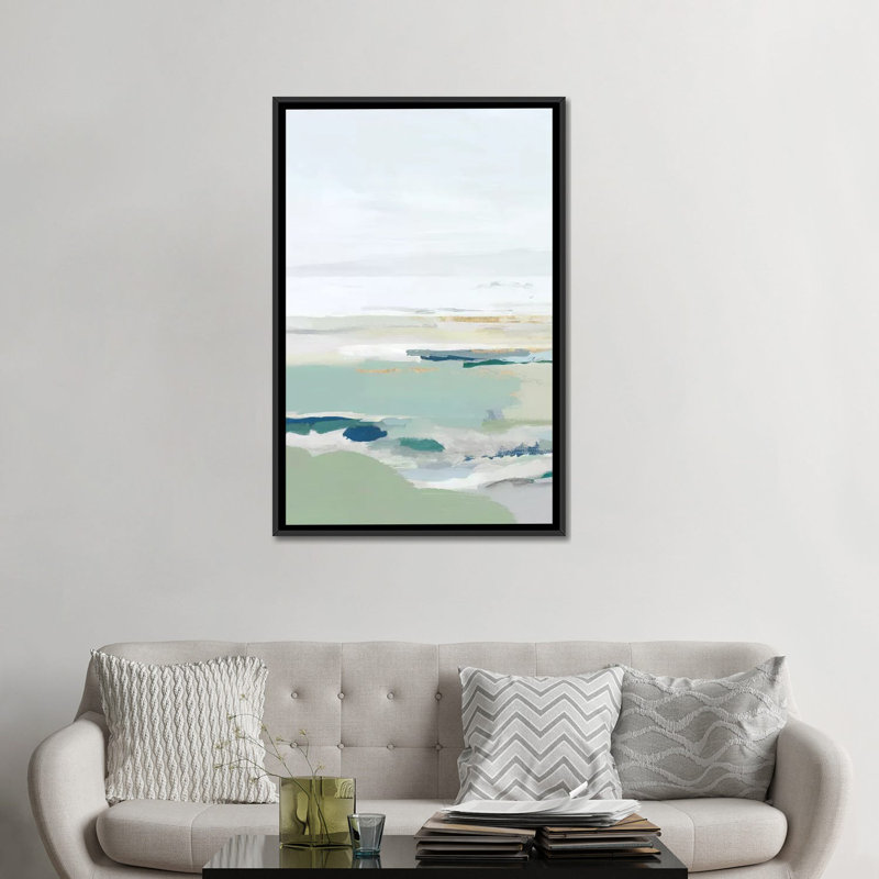 «Burbank I» par Isabelle Z - reproduction d'art, Toile avec cadre noir, H 48 po x l 32 po x P 1,5 po, Aucun mat