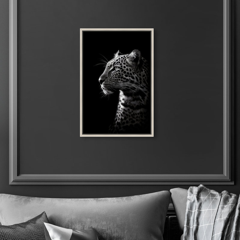 Dark Hunter I Print by Oliver Gal, 16" H x 11" W, Silver Floater Frame