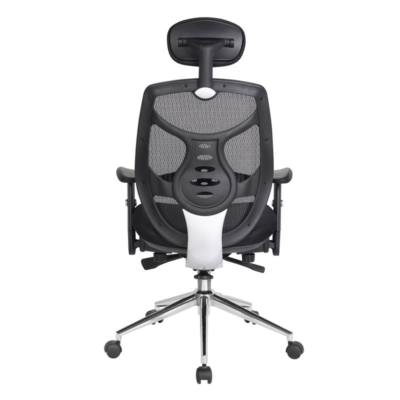 Executive Chair with Headrest, Black