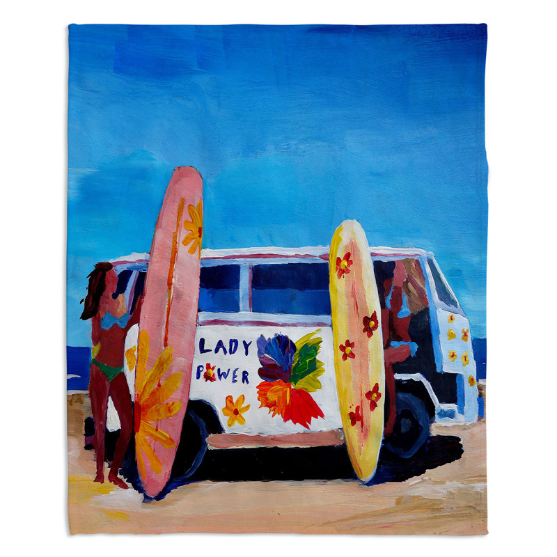  Couverture pour bus The Lady Power, 68 po x 80 po