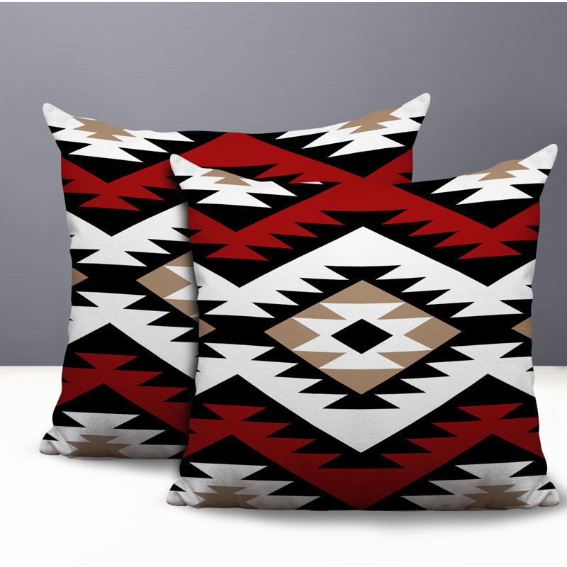 Coussin intérieur / extérieur Seka, 18x18, Rouge