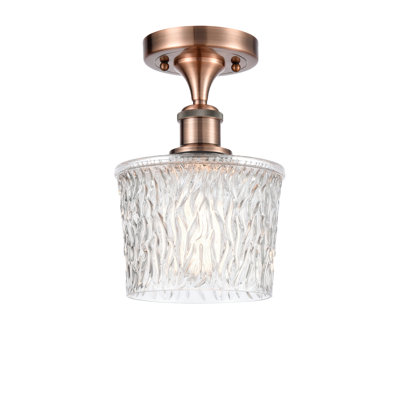 Plafonnier semi-encastré 1 lumière 6,5 po Camire