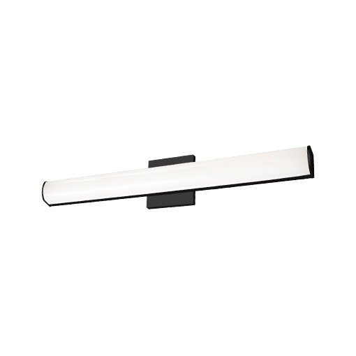 Longitude 1 - Light LED Bath Bar, Black