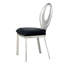 Chaise de salle à manger en métal Mochi