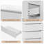 Commode 5 tiroirs 5 tiroirs 5 po