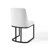 Amplify Sled Base Upholstered Fabric Dining Chairs - Set of 2-901106642-901106643