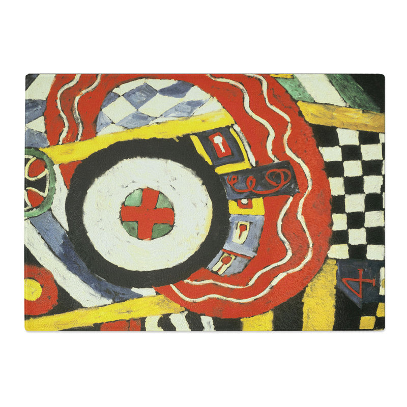 The Iron Cross by Marsden Hartley Chopping Board, 20cm W x 28.5cm L