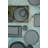 14-Piece Breakfast Set, Anthracite Color, 100% Porcelain | Includes 6 Service Plates (9.4 in), 2 Joker Bowls (4 in), 4 Joker Bowls (3.1 in), 2 Platters (8.3 in) | Dishwasher & Microwave Safe, Elegant Design for Everyday Use-383208683