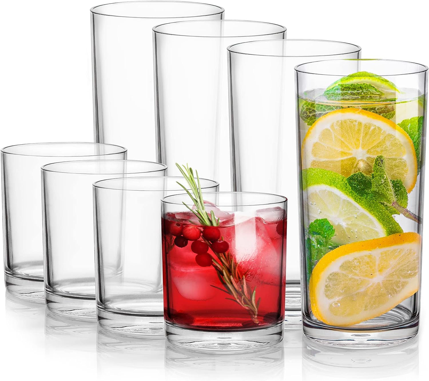 Aiven 16-Piece Drinking Glass Set Latitude Run® - Yahoo Shopping